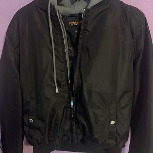 Bomber jacket. Brand, ambiance outerwear.